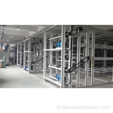 Pengeringan Cross Bar Chain Equipment Conveyor Belt